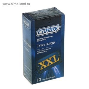 Презервативы Contex Extra Large увеличенного размера, 12 шт