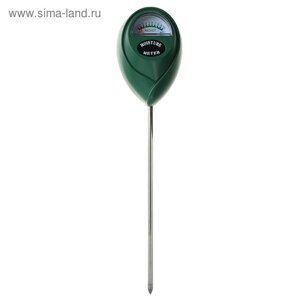 Прибор для измерения Luazon, влажность почвы, механический, зеленый