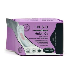 Прокладки ежедневные «INSO» Anion O2, мультиформула, 30 шт.