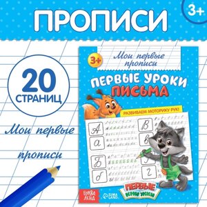 Прописи «Первые уроки письма», 20 стр.