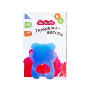 Прорезыватели Baby Toys «Медвежонок и Рыбка», цвет МИКС