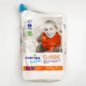 Противогололёдный реагент Fertika IceCare Classic,25С 20 кг