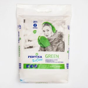 Противогололёдный реагент Fertika IceCare Green,20С 10 кг