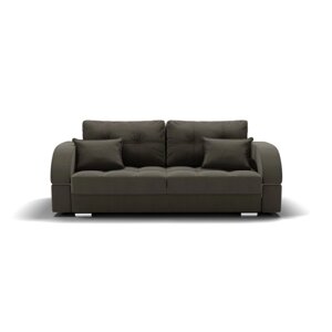 Прямой диван «Элита 1», механизм пантограф, велюр, цвет селфи 03