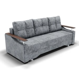Прямой диван «Квадро 1», механизм еврокнижка, пружинный блок, цвет симпл 16