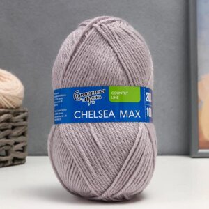 Пряжа Chelsea MAX 50% шерсть англ. кроссбред, 50% акрил 200м/100гр (71130 ангора_v2)