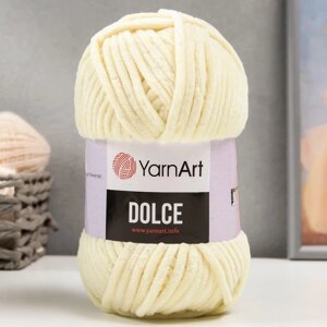 Пряжа "Dolce" 100% микрополиэстер 120м/100гр (783 шампань)