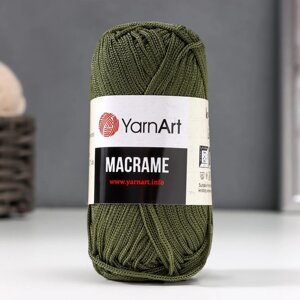 Пряжа "Macrame Макраме" 100% полиэстер 130м/90гр (164 болотный)