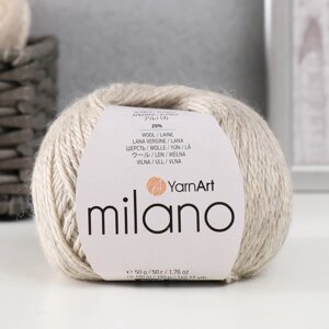 Пряжа "Milano" 8%альпака, 20%шерсть, 8%вискоза, 64%акрил 130м/50гр (870)