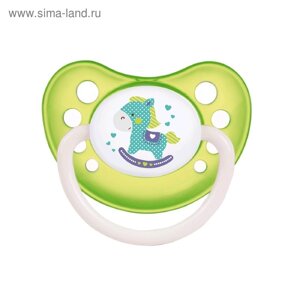 Пустышка латексная Canpol babies Toys, анатомическая, от 0-6 месяцев, цвет МИКС