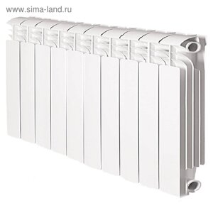 Радиатор алюминиевый Global ISEO – 500, 500 x 80 мм, 10 секций