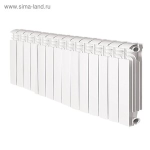 Радиатор алюминиевый Global ISEO – 500, 500 x 80 мм, 14 секций