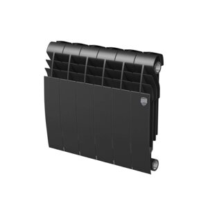 Радиатор биметаллический Royal Thermo BiLiner 350 /Noir Sable, 350x87 мм, 6 секций