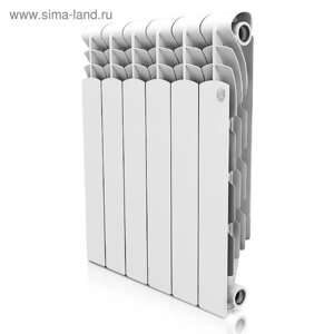 Радиатор биметаллический Royal Thermo Revolution Bimetall, 500 x 80 мм, 6 секций, 960 Вт