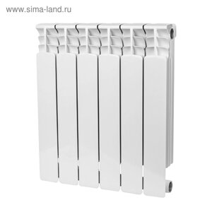 Радиатор биметаллический STOUT Space 500, 500 x 90 мм, 6 секций