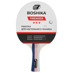 Ракетка для настольного тенниса BOSHIKA Premier 3*в чехле