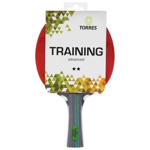 Ракетка для настольного тенниса Torres Training, 2 звезды, накладка 1.5 мм, коническая ручка