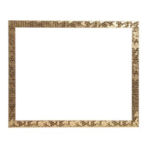 Рама для картин (зеркал) 40 х 50 х 2.7 см, пластиковая, Calligrata 651618, золото