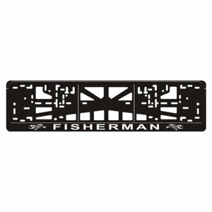 Рамка для автомобильного номера "Рыбак (FISHERMAN)