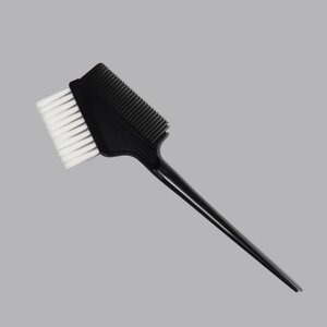 Расчёска - кисть для окрашивания, 20,5 7 см, цвет чёрный