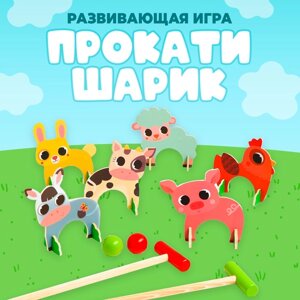 Развивающая игра «Прокати шарик», 43,5 4,5 18,5 см