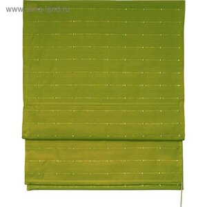 Римская штора «Терра», размер 120х160 см, цвет зелёный