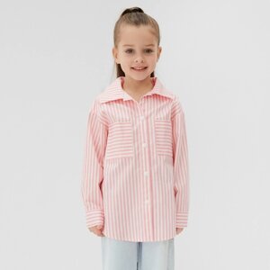 Рубашка для девочки KAFTAN "Полоска" размер 30 (98-104 см)
