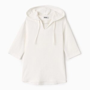 Рубашка (пончо) детская MINAKU цвет белый, рост 116 см