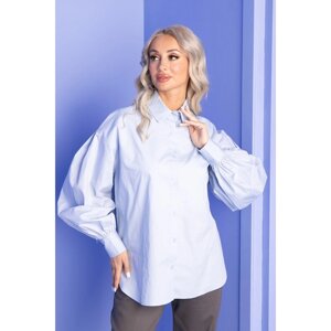 Рубашка женская, размер 42, цвет голубой