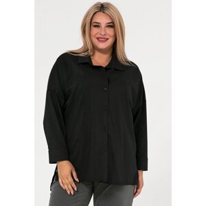 Рубашка женская, размер 60, цвет чёрный