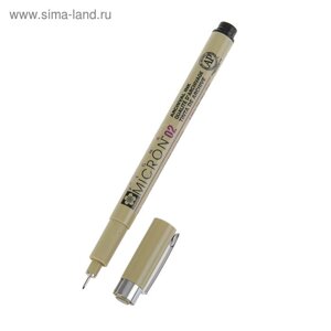 Ручка капиллярная для черчения Sakura Pigma Micron 02 линер 0.3 мм, черный