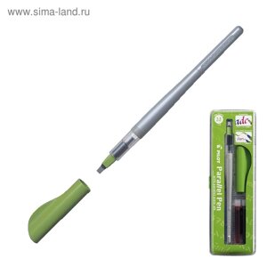 Ручка перьевая для каллиграфии Pilot Parallel Pen, 3.8 мм, картридж IC-P3), набор в футляре