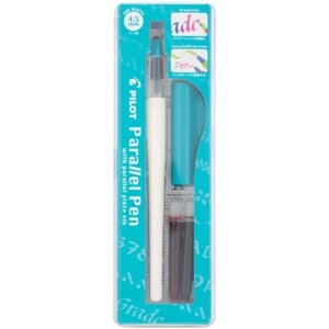 Ручка перьевая для каллиграфии Pilot Parallel Pen, 4.5 мм, картридж IC-P3), набор в футляре