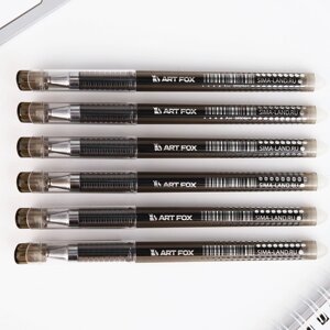 Ручка пиши стирай чёрная синяя паста 0,7 мм с колпачком ArtFox