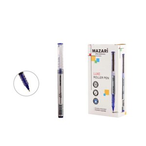Ручка-роллер Mazari LUXE, синяя, 0.5 мм, картонная упаковка