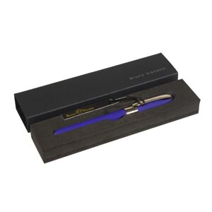 Ручка шариковая, 0.5 мм, BrunoVisconti MONACO, стержень синий, корпус Soft Touch сине-фиолетовый, в футляре