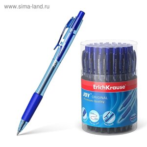 Ручка шариковая автомат ErichKrause JOY Original, комфортное письмо, синяя