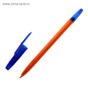 Ручка шариковая «Стамм»Оптима», ORANGE, узел 1.0 мм, чернила синие на масляной основе, стержень 131 мм