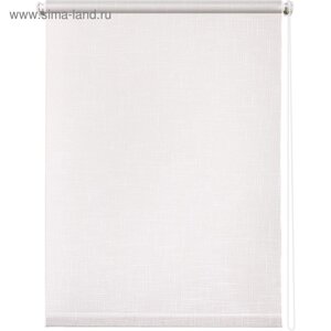 Рулонная штора «Шантунг», 80 х 175 см, цвет белый