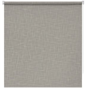 Рулонная штора «Шантунг», 90х160 см, цвет серый