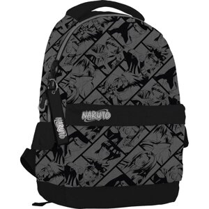 Рюкзак молодежный 45 х 29 х 13 см, Seventeen, Naruto, чёрный/серый NTKB-UT1-5023