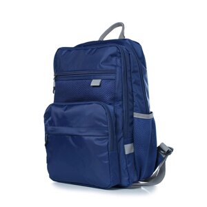 Рюкзак школьный, синтетическая ткань, 265x395x120 см, СИНИЙ Т.