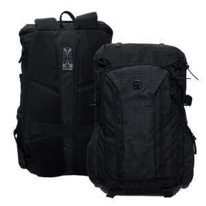 Рюкзак WENGER, 29 х 15 х 47 см, универсальный, чёрный