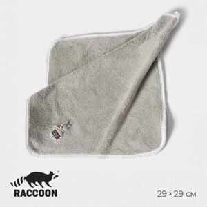 Салфетка для уборки Raccoon «Animals», микрофибра, 2929 см