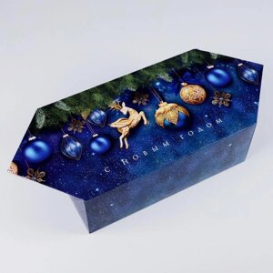 Сборная коробка‒конфета «Новогодние игрушки», 18 28 10 см