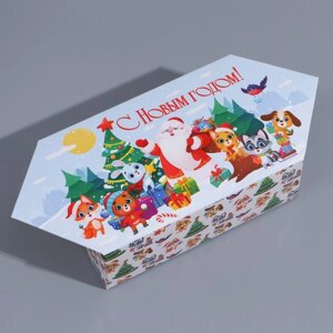 Сборная коробка‒конфета «Новый год», 9,3 14,6 5,3 см