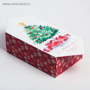 Сборная коробка‒конфета «С Новым годом!18 28 10 см