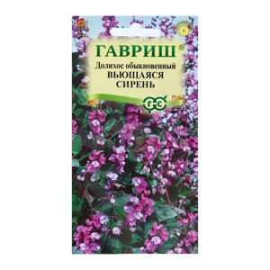 Семена цветов Долихос (Гиацинтовые бобы) Вьющаяся сирень", ц/п, 4 шт