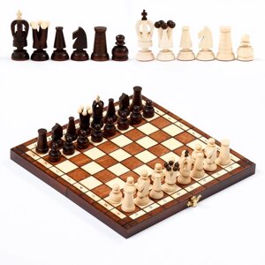 Шахматы польские Madon "Королевские", 31 х 31 см, король h=6.5 см, пешка h-3 см