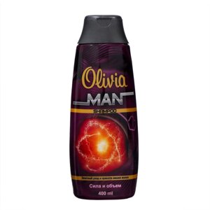 Шампунь для мужчин Olivia Man & Woman "Сила и объем", 400 мл